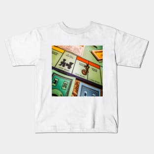 Vintage Monopoly Game Board Kids T-Shirt